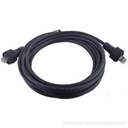 Industrial Grade Waterproof Ethernet Cable CAT SSTP , RJ45